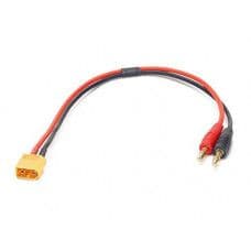 Charge Cable w - Male XT60 4mm Banana plug 30cm - View 1