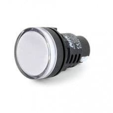 White AC/D6V 30mm AD16- 30DS LED Power Pilot Signal Indicator Lamp - View 1