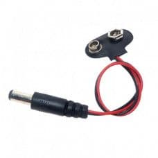 9V Battery Snap with DC Jack - View 1