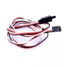 SafeConnect Flat 45 CM 22AWG Servo Lead Extension (Futaba) Cable with Self-Locking Hook - View 1