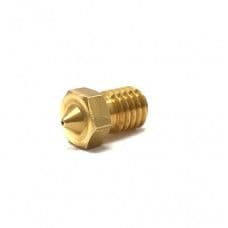 M6 Thread Brass Nozzle V5 V6 UM Compatible - 3mm x 0.3mm (for 3D printer) - View 1