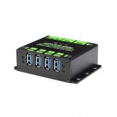 Waveshare Industrial grade USB HUB, Switchable dual hosts, Multi Protections - View 1