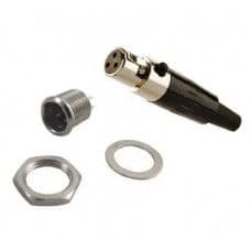 3P Mini XLR Connectors Female Plug+ Male Socket 2pcs/pair - View 1