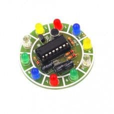 CD4017 Colorful Voice Control Rotating LED Light Kit - View 1