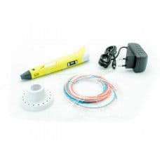 2nd Generation 3D Printing Pen with LCD, 1.75mm PLA ABS and Power Adapter - Yellow Color - View 1