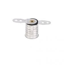 E10 Nickel Plated Bulb Holder Type A - View 1