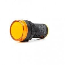 Yellow AC220V 16mm AD16-16C LED Power Pilot Signal Light Lamp - View 1