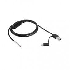 INSKAM USB and Android OTG Endoscope 3in1 Borescope 3.9mm Ultra thin Waterproof Inspection Snake Camera with LED Light - View 1