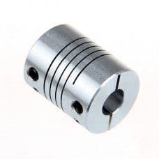 Flexible Coupling OD:20mm x L:25mm Bore: 5x8mm - View 1