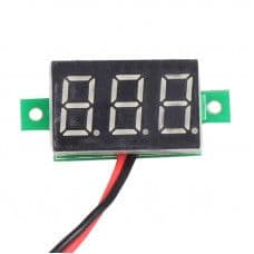 Digital DC Mini Voltmeter 0.36 inch - 2 Wire Module - 4.5V to 30V - View 1
