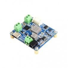 Waveshare Solar Power Manager Module (D), Supports 6V~24V Solar Panel and Type-C Power Adapter, 5V/3A Regulated Output Battery holder Included - View 1