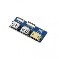 Waveshare USB HDMI Adapter for CM4-IO-BASE Adapting FFC Connector To Standard Connector - View 1