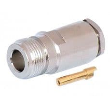 MX N Female Connector For RG-8 and RG-58/U Cable Pin Gold Plated (MX-422) - View 1
