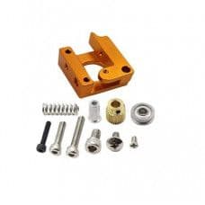 Left Side MK8 extruder Aluminum 3D Printer Block - View 1