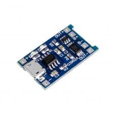 TP4056 1A Li-Ion Lithium Battery charging Module with Current Protection - Micro USB - View 1