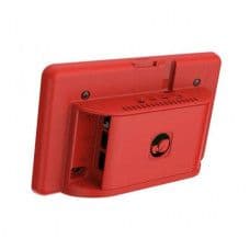 Red ABS Case for 19.4 cm (7 inch) Official Touch Screen Display and Raspberry Pi 4 - View 1