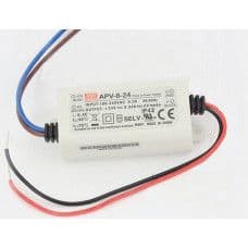 APV-8-24 Mean Well SMPS - 24V 0.34A 8.16W LED Power Supply - View 1