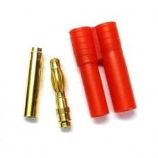 HXT 4mm Gold Connector with Protector - View 1