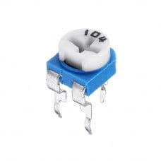 100K ohm Variable Resistor - Trimpot (RM065 Package) - 2 Pieces pack - View 1