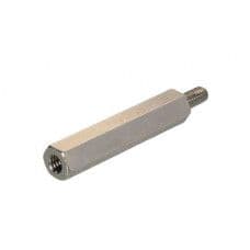 M4x25mm Male to Female Nickel Plated Brass Hex Standoff Spacer - 5 Pieces pack - View 1