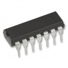 74LS03 Quad 2-input NOR Gate IC (7403) DIP-14 Package - View 1