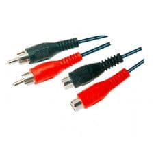 MX 2 RCA Male Plug To MX 2 RCA Female Socket Cord 1.5 Meter (MX-779) - View 1