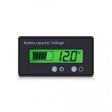 12V-84V Lead-Acid 3-24 Strings Lithium Battery Power Display Meter Power Display GY-6GS Green Self setting - View 1