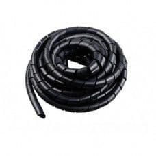 8mm Spiral Wrapping Band Black 10M for Wires - View 1