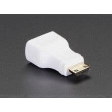 Raspberry Pi Official Mini HDMI Male to HDMI Female Adapter - View 1