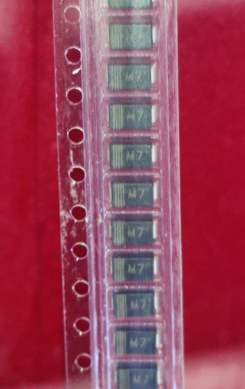 M7 Diode DO214AC(G) hottech SMD 1A 1000V 1N4007 in4007 ETA1144 - View 1
