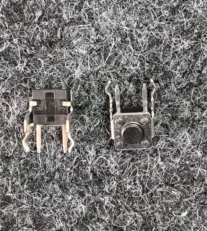 6.2x4.3mm Round Button Horizontal SPST Tactile Switch GT-TC106F-H043-L1 ETA1925 - View 1