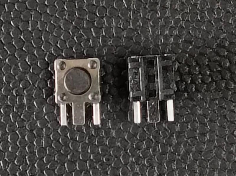 6x4.3mm Round Button Direct Insert SPST Plugin Tactile Switch GT-TC112E-H043-L1 ETA1969 - View 1