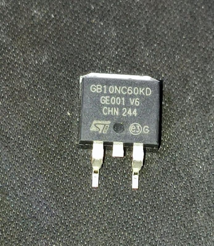 STGB10NC60KDT4 D2PAK ST 10A 600V TO-263 IGBT ETA2559 - View 2