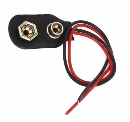 9V battery snap on clip connector Holder 10CM Lead ET8047 - View 1