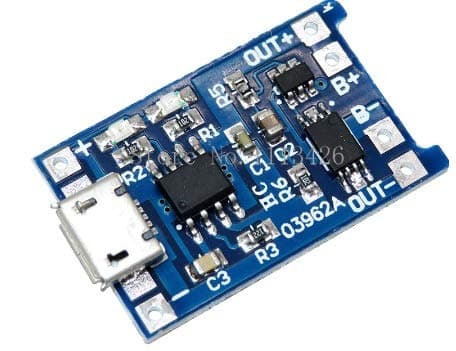 TP4056 Micro USB 5V 1A 3.7V Lithium Battery Charger With Protection ET8061 - View 1