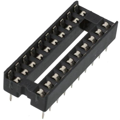 20 PIN IC BASE OR HOLDER 2.54MM PITCH ET8166 - View 1
