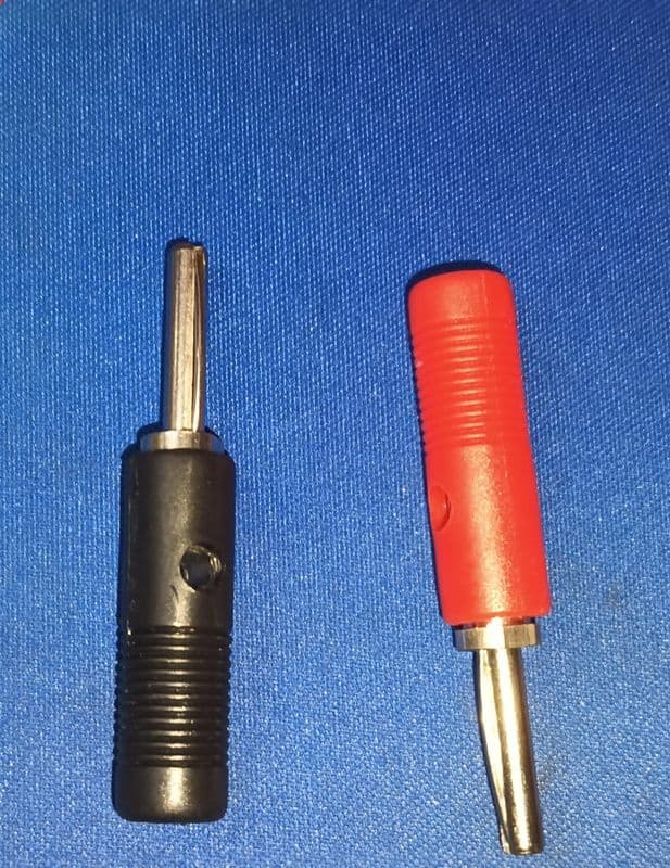1 PAIR 4mm Banana Jack male RED BLACK ET8195 - View 3