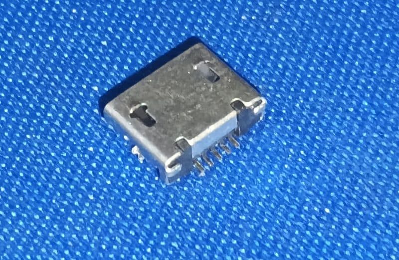 Micro USB 5pin SMD Female Connector Micro B ET8201 - View 2