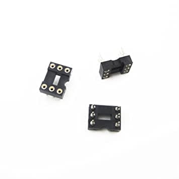 6 PIN IC BASE ROUND SOCKET OR HOLDER 2.54MM PITCH ET8366 - View 1