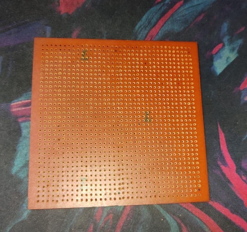 10x10cm DOT PCB SIZE 4x4 INCHES dotted Single side ET8384 - View 1