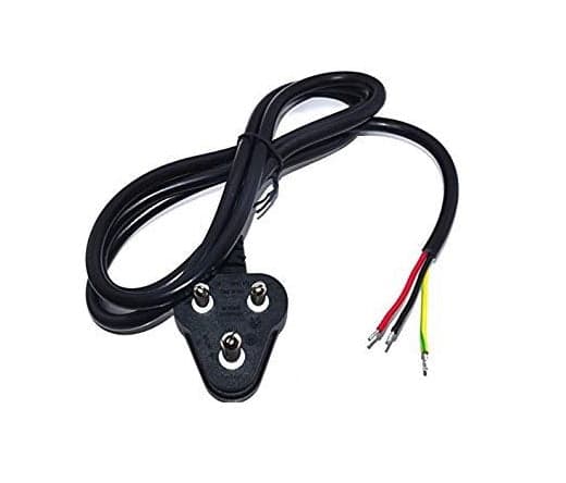 AC cord 3 Pin Power Cable 6A 250V 1.5 meter ET8472 - View 1