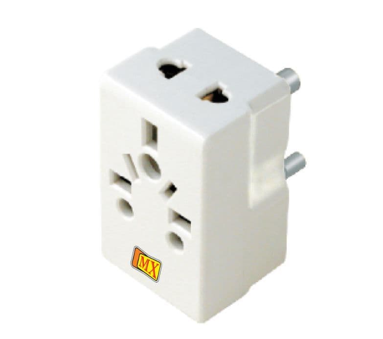 MX-1010 3 Pin Multi Universal Plug 5A 250V SOCKET MX-1010 ET8745 - View 1