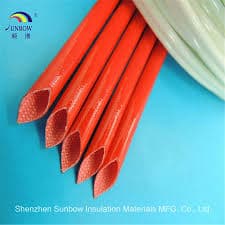 1mm red Fiber glass Insulation tubes Sleeves 1 Meter ET8916 - View 1