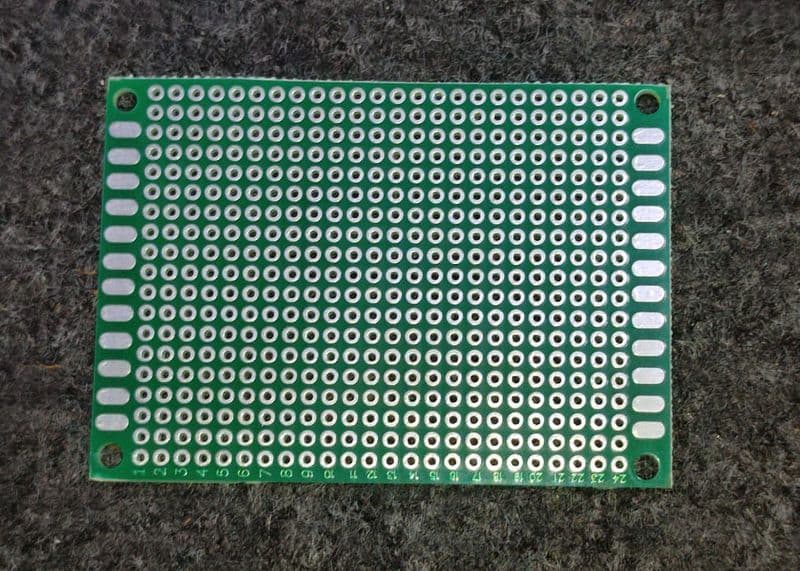 5x7cm size green dotted PCB DOT single side ET5046 - View 1