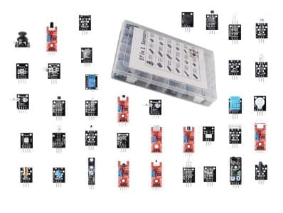 37 in 1 Sensors Kit compatible with Arduino ET5195 - View 1