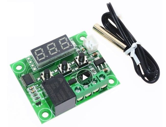 W1209 DC 12V heat cool temp thermostat temperature control switch temperature controller ET5217 - View 1