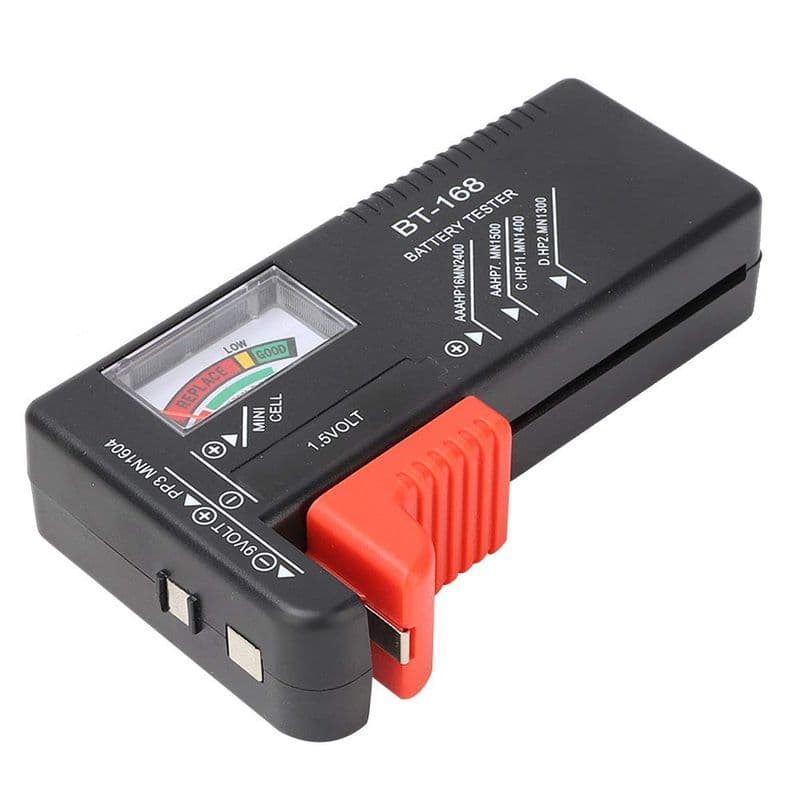 Battery Tester Universal Battery Checker for AA AAA C D 9V 1.5V Button Cell Batteries ET5254 - View 1