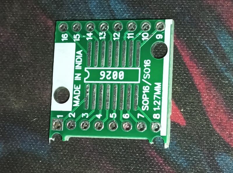 SOP16 TO DIP16 CONVRTER PCB Board SMD SOIC16 DIP16 TSSOP16 SSOP16 SO16 breakout board ET5300 - View 3