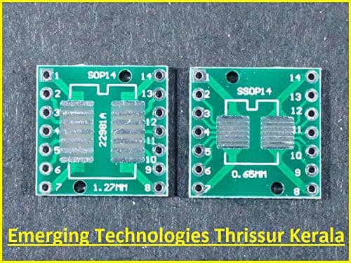 14pin SMD To DIP PCB SOIC SOP MSOP SSOP TSSOP breakout board ET5304 - View 1