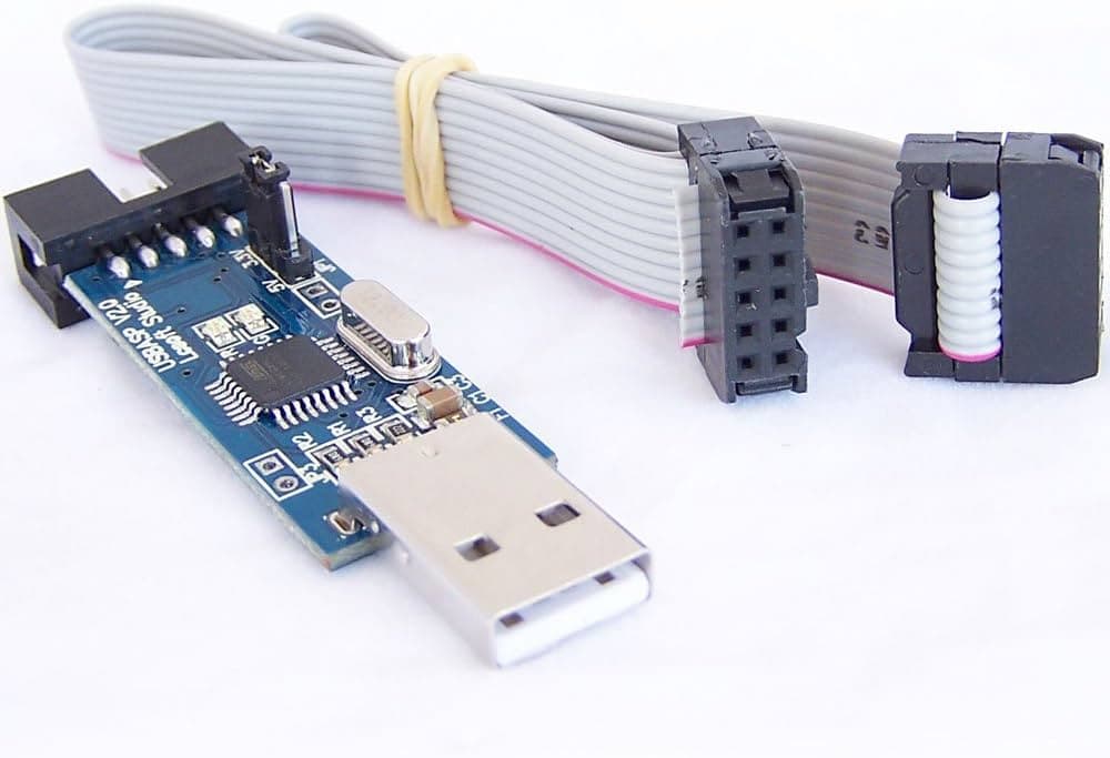 AVR USB PROGRAMMER USBasp USBISP ISP for ATMEL ATMEGA ATTINY MICROCONTROLLERS ET5377 - View 1